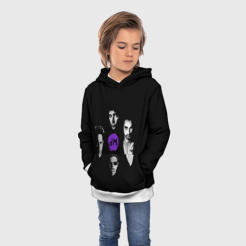 Детская толстовка Depeche mode band / 3D-Белый – фото 3
