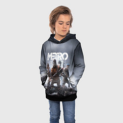 Толстовка-худи детская МЕТРО ИСХОД АРТЁМ ,ЯДЕРНАЯ ЗИМА METRO EXODUS, цвет: 3D-черный — фото 2