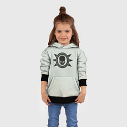 Толстовка-худи детская Гвардия Смерти до Ереси цвет легиона, цвет: 3D-черный — фото 2