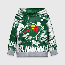 Детская толстовка Minnesota Wild, Миннесота Уайлд