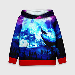 Толстовка-худи детская МОЛЧАНИЕ ЛУНЫ, цвет: 3D-красный