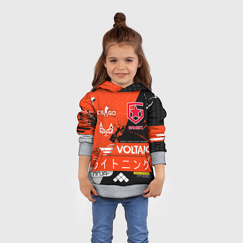 Детская толстовка GAMBIT cs:go Blood Sport / 3D-Меланж – фото 4