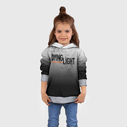 Толстовка-худи детская DYING LIGHT ТРЕЩИНЫ GOOD NIGHT AND GOOD LUCK, цвет: 3D-меланж — фото 2