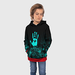 Толстовка-худи детская WE KNOW NEON LOGO, цвет: 3D-красный — фото 2