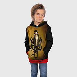 Толстовка-худи детская Трафальгар Ло One Piece c нодати, цвет: 3D-красный — фото 2