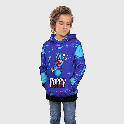Детская толстовка Poppy Playtime / 3D-Черный – фото 3