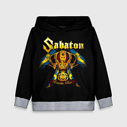 Толстовка-худи детская Carolus Rex - Sabaton, цвет: 3D-меланж