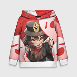 Толстовка-худи детская ХУ ТАО С ПРИЗРАКАМИ, цвет: 3D-белый