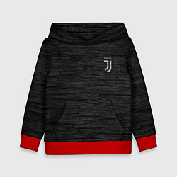 Толстовка-худи детская Juventus Asphalt theme, цвет: 3D-красный