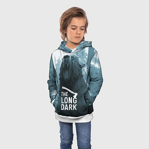 Детская толстовка The Long Dark медведь / 3D-Белый – фото 3