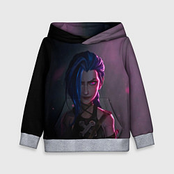 Толстовка-худи детская Evil Jinx, цвет: 3D-меланж
