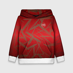 Толстовка-худи детская Бардак Red-Gold Theme, цвет: 3D-белый