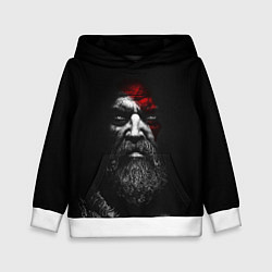 Детская толстовка ЛИЦО КРАТОСА, БОГ ВОЙНЫ GOD OF WAR