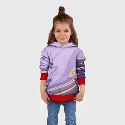 Детская толстовка БААЛ СЁГУН РАЙДЕН / 3D-Красный – фото 4