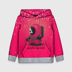 Толстовка-худи детская Among Us x Squid Game, цвет: 3D-меланж