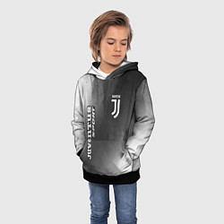 Толстовка-худи детская ЮВЕНТУС Juventus Sport Абстракция, цвет: 3D-черный — фото 2