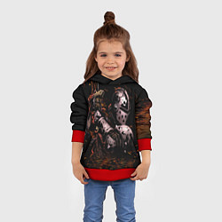 Толстовка-худи детская Darkest Dungeon Fish and Bones, цвет: 3D-красный — фото 2
