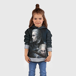 Толстовка-худи детская THE WITCHER 2 SEASON, цвет: 3D-меланж — фото 2