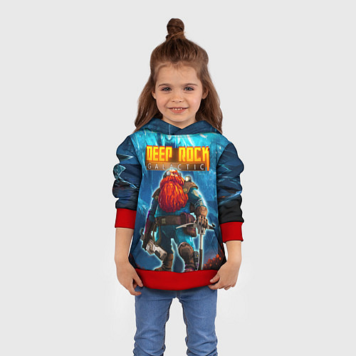 Детская толстовка Deep Rock Galactic Scout / 3D-Красный – фото 4