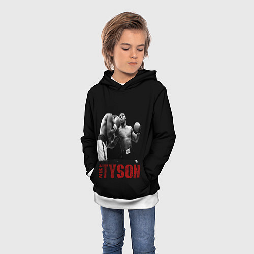 Детская толстовка Майк Тайсон Mike Tyson / 3D-Белый – фото 3