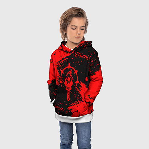 Детская толстовка Darkest Dungeon - Темнейшее подземелье / 3D-Белый – фото 3