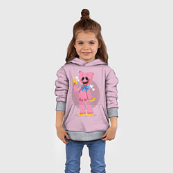 Толстовка-худи детская KISSY MISSY POPPY PLAYTIME ПОППИ ПЛЕЙТАЙМ КИССИ МИ, цвет: 3D-меланж — фото 2