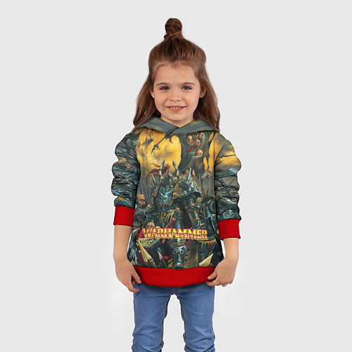 Детская толстовка Warhammer old battle / 3D-Красный – фото 4