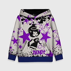 Толстовка-худи детская Ангел Алиса, цвет: 3D-синий