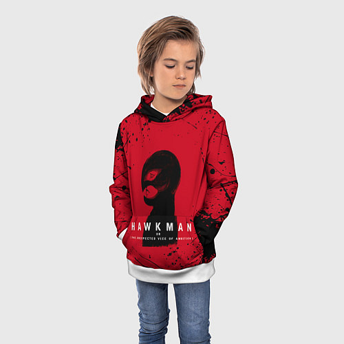 Детская толстовка HAWKMAN BERSERK / 3D-Белый – фото 3