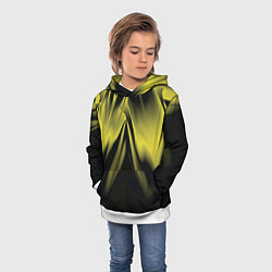 Толстовка-худи детская Цветок ночи 2 Абстракция Дополнение 535-332-328-n4, цвет: 3D-белый — фото 2