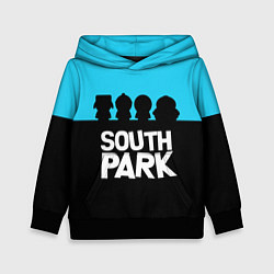 Толстовка-худи детская Южный парк персонажи South Park, цвет: 3D-черный