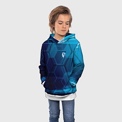 Толстовка-худи детская Z - Гордость Питера, цвет: 3D-белый — фото 2