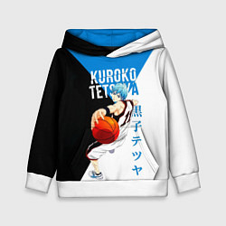 Толстовка-худи детская Тецуя Куроко - Баскетбол Куроко, цвет: 3D-белый