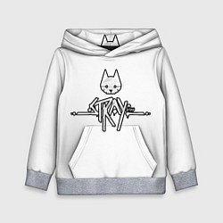 Толстовка-худи детская Stray, цвет: 3D-меланж