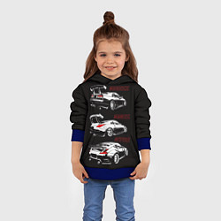 Толстовка-худи детская NISSAN 300 ZX 350Z 370Z JDM STYLE, цвет: 3D-синий — фото 2