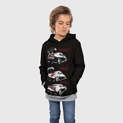 Толстовка-худи детская NISSAN 300 ZX 350Z 370Z JDM STYLE, цвет: 3D-меланж — фото 2