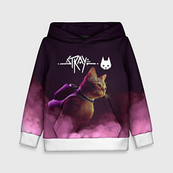 Толстовка-худи детская Stray, цвет: 3D-белый