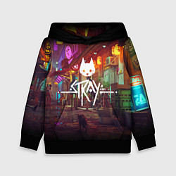 Толстовка-худи детская Stray: Poster, цвет: 3D-черный