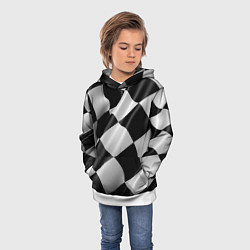 Толстовка-худи детская Финишfinish, цвет: 3D-белый — фото 2