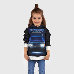 Толстовка-худи детская Volvo 1989, цвет: 3D-белый — фото 2
