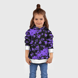 Толстовка-худи детская Геометри Дэш game Geometry Dash, цвет: 3D-белый — фото 2