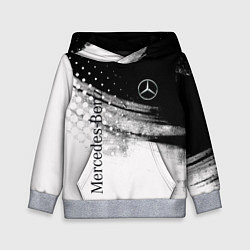Толстовка-худи детская Mercedes-Benz спорт, цвет: 3D-меланж