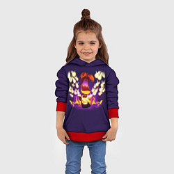 Толстовка-худи детская RAYMAN LEGENDS РЭЙМАН, цвет: 3D-красный — фото 2