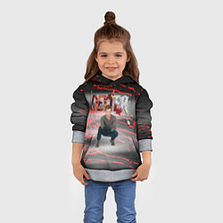 Толстовка-худи детская Декстер Новая Кровь сериал супер, цвет: 3D-меланж — фото 2