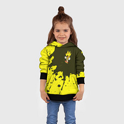 Толстовка-худи детская SONIC EXE Брызги 4, цвет: 3D-черный — фото 2