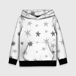 Толстовка-худи детская Звездочкиstars, цвет: 3D-черный