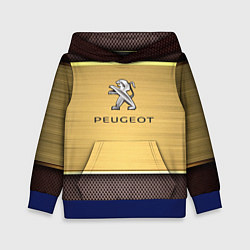 Толстовка-худи детская Peugeot: Gold, цвет: 3D-синий