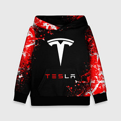 Толстовка-худи детская Tesla sport auto, цвет: 3D-черный