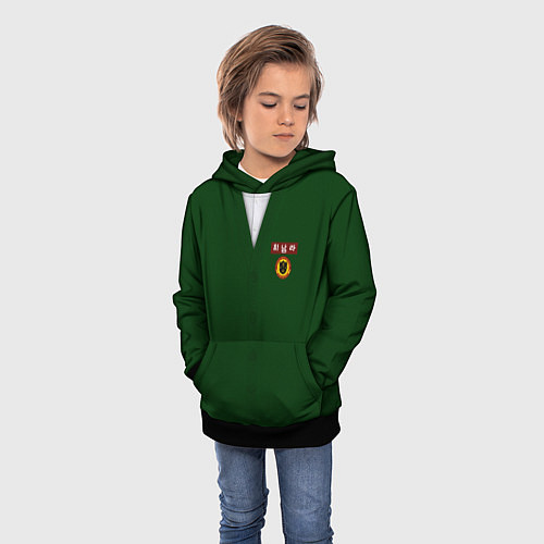Детская толстовка Hyosan High School uniform / 3D-Черный – фото 3