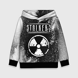 Толстовка-худи детская S T A L K E R 2 Краски, цвет: 3D-черный